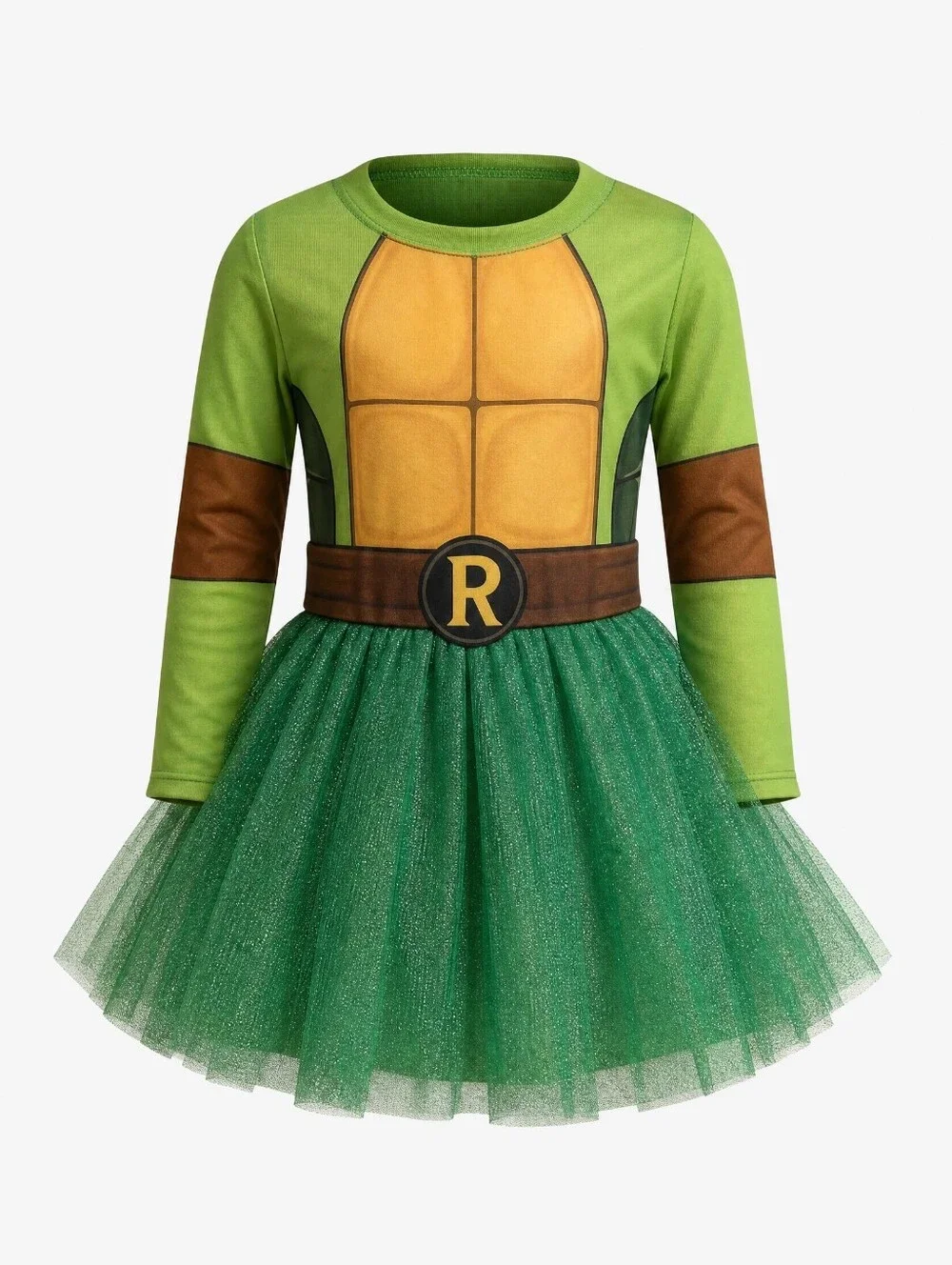 Teenage Mutant Ninja Turtles Girls Green 4-in-1 Costume